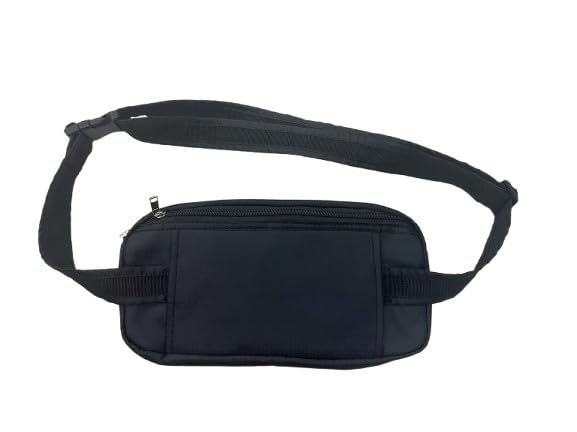 Hajj & Umrah Secure Neck and Side Pouch - Anti Theft Bag for Men (Hajj & Umrah - Black)