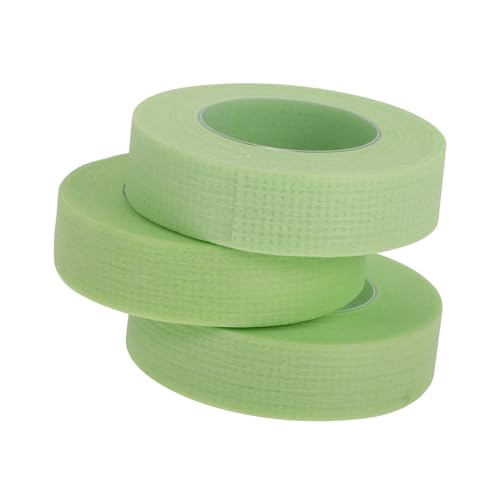 HAMPPLIES 3 piezas Cinta para Extensiones de Pestañas Autoadhesiva Transpirable de Unidades Verde y Rosa Cintas Microporosas para Salón de Belleza Reduce Irritación y Fácil de Usar