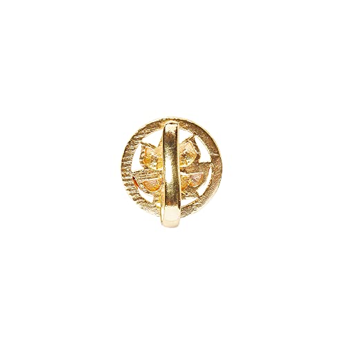 Image of VOYLLA Gold Plated Nose Pin With Geometric Shape