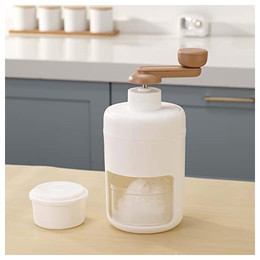 Triturador De Gelo Com Manivela Manual, Máquina De Cone De Neve Para Uso Doméstico, Mini Barbeador De Gelo Portátil, Máquina Multiuso De Cone De Neve Para Alimentos Para Uso Doméstico(Branco)