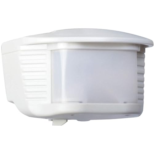 Woods L6020WH Light, Security 180 DEG Motion Sensor, 500-Watt, White