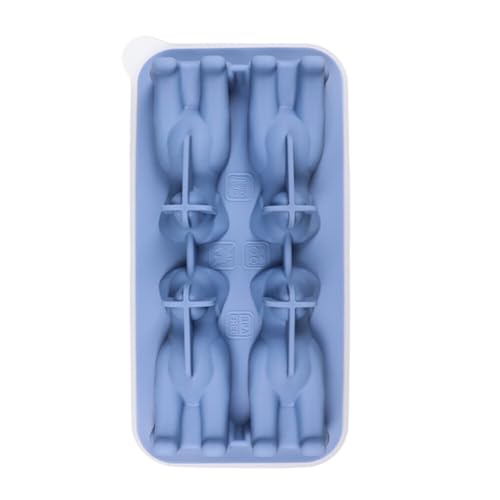 Cute Dog Shaped Ice Cube Mold Tray Asudaro,Dog Shape Silicone Mold,with Funnel Cover Dog Ice Cube Mould,for Candy Chocolate