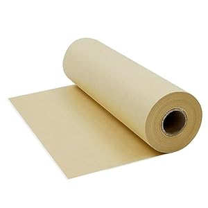 Juvale Packpapier-Rolle Braun 25,4cm x 30,5m
