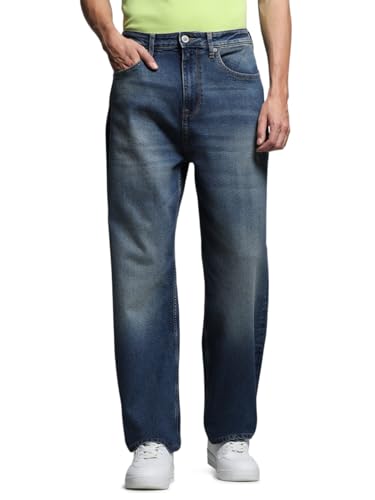 Image of Jack & Jones Men's Loose Fit Jeans | High Rise | Jeans for Men