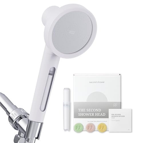 SecondShower Filtered Shower Hand for Hard Water | Clinically Proven