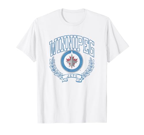 Winnipeg Jets Vintage Victory White Officially Licensed T-Shirt