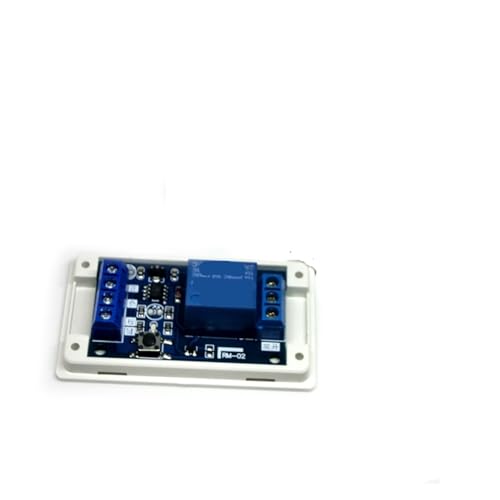 Módulo relé biestable de 12V con botón único para control de automatización electrónica 2