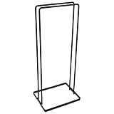 KOCKSHION Kleiderbügel Organizer aus Eisen Abnehmbar und Einfach zu Montieren 40cm Schwarzes Kleiderbügelregal für Kleiderschränke und Kleidungsgeschäfte