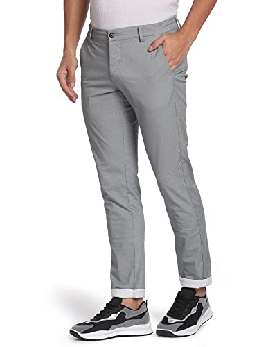 Image of Arrow Men's Slim Fit Mid Rise Chinos