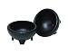 Origins Mexican Origins 120-25 Molcajete Salsa Bowls, Black, Set of 2