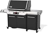 Weber Summit FS38X E Smarter Gasgrill, Schwarz, mit digitalem Display