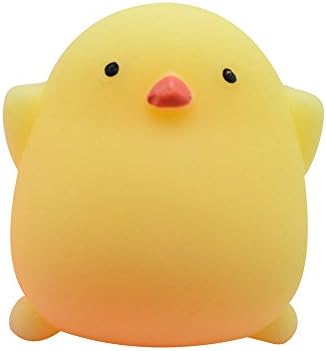 Nebwe Stress Squishy Toys,Cute Mochi Cat Squeeze Healing Fun Kids Kawaii Toy Reliever Decor,Fidget Toys Adults Toddler Relief Popper Fidget it Set Birthday Party Favors, Yellow