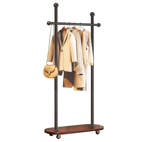 Portant à vêtements pour suspendre les vêtements longs sans les froisser dans les petits espaces