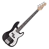 Free Jack Cable and Gig Bag Classic Black Finish Perfect Bass For Younger Beginners Crisp Clear Tone & Punchy Low End Depth Built From Lightweight Woods For Comfort & Playability