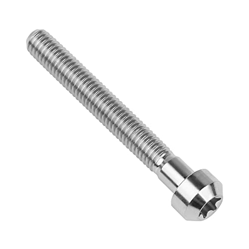 Image of Titanium Torx Square Head M6 x 10 15 20 25 30 35 40 45 50 60 65 70 80mm Screw Pack of 5 (Normal Titanium, M6x45mm)