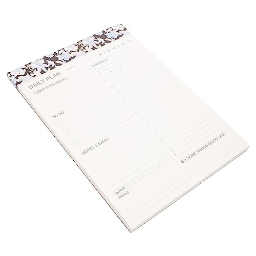 OFFSCH Magnetischer Familienplaner Notizblock für Listen to Magnet Do Kühlschrank zur mit Papier und Zeitoptimierung für Alltag