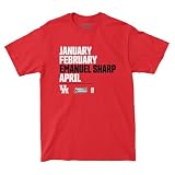 NIL Store Emanuel Sharp Exclusive Release: “March” Color Red Tee
