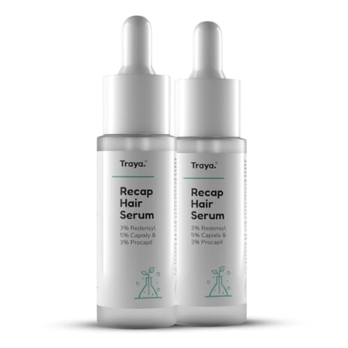 Image of Traya Natural Hair Growth Serum With 3% Redensyl, 5% Capixyl, 3% Procapil For Increasing Hair Thickness, Natural Dht Blocker, For Hair Fall Control & Growth (60ml)