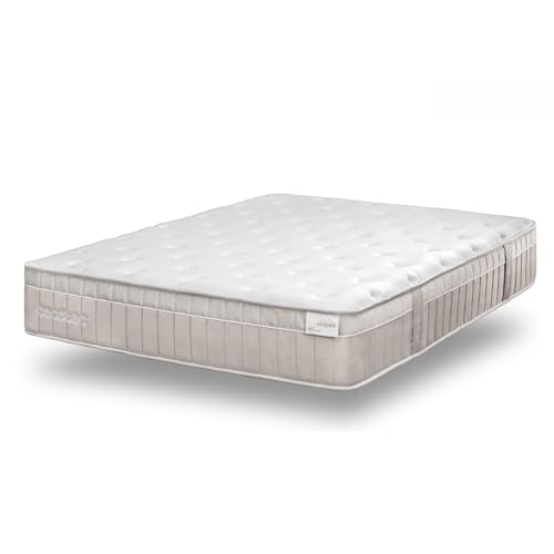 Cecotec Colchón de Muelles Ensacados - Viscoelástico - Multicapa - Flow Hêritage Marie 90x190 cm - Altura 29cm, Firmeza Media, Alto Gramaje, 7 Zonas de Soporte Diferenciadas, Fabricación Nacional