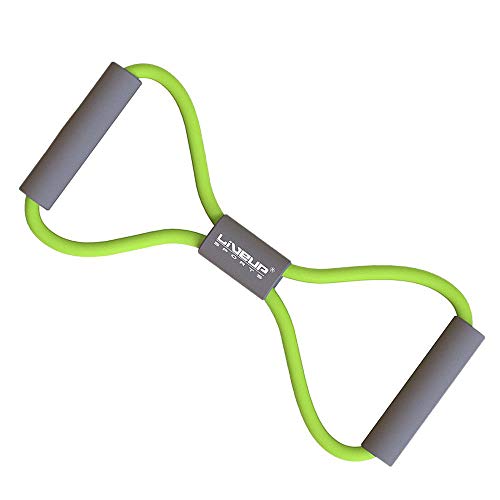 LIVEUP SPORTS Resistance Bands Resistance Tubes with Foam Handles, Exercise Cords for Exercise Fitness Pilates Strength Training