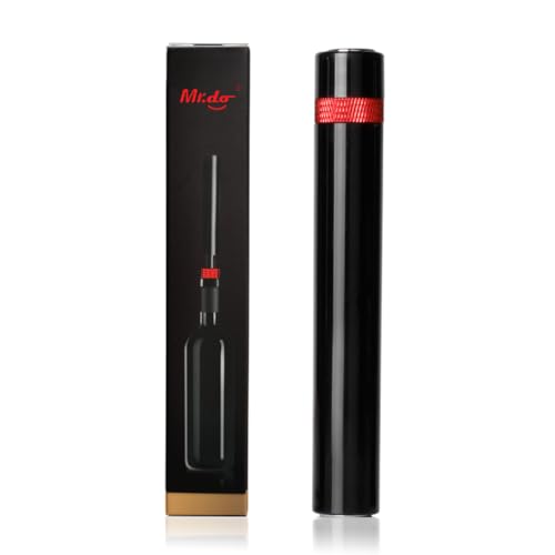 Mr.do Cavatappi Vino Apribottiglie Portatile Tasca Tirabottiglie a Pompa d'aria Rosso