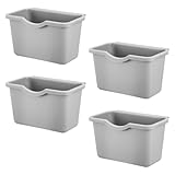 Installation facile : la poubelle suspendue est dotée d'un système de fixation simple, vous permettant de l'installer sur les portes de placard sans outils. poubelle de cuisine, petite poubelle