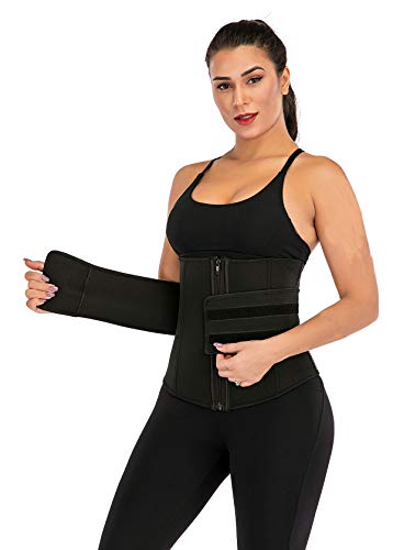 Women Hot Sweat Neoprene Waist Trainer Corset Trimmer Belt High Compression Body Shaper Slimming Sauna Suit #TOP1