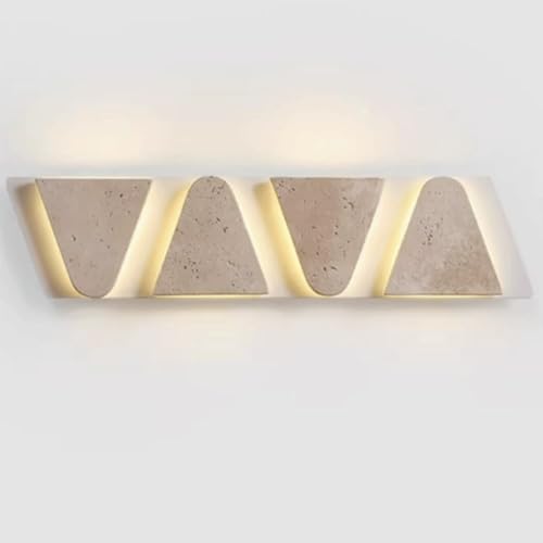 Applique en Pierre Naturelle Jaune pour Intérieur Apaisant