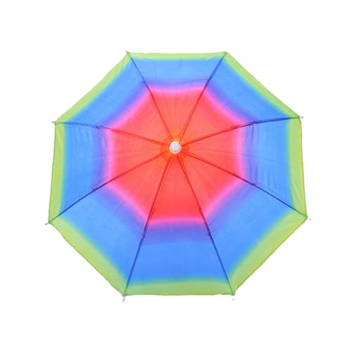 Cerioll Regenschirmhut, Faltbarer Regenschirmhut, Regenbogen Regenschirm, Sonnenschirm Hut, Regenfester Regenschirm, Angelschirm Kopfschirm, Polyester, Metall, Rainbow, Einfarbig Cerioll Regenschirmhut, Faltbarer Regenschirmhut, Regenbogen Regenschirm, Sonnenschirm Hut, Regenfester Regenschirm, Angelschirm Kopfschirm, Polyester, Metall, Rainbow, Einfarbig