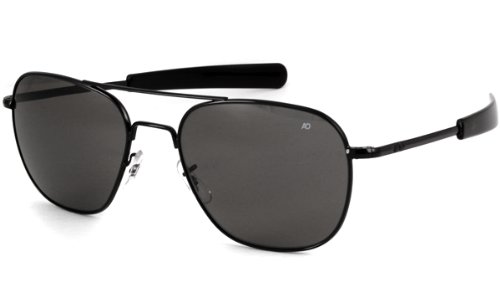 GENUINE GOVERNMENT AIR FORCE PILOTS SUNGLASSES BY "AMERICAN OPTICSâ€, Gold, 57mm