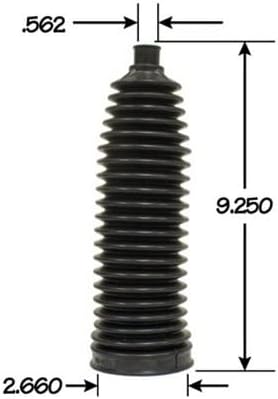 6 Pc Front Steering Kit Inner & Outer Tie Rod Ends Rack & Pinion Bellow Boots