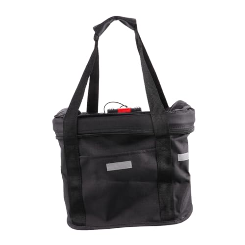 Toyvian 防水折りたたみ自転車前かご 軽量オックスフォード製 耐久性と環境配慮 通勤やアウトドアに