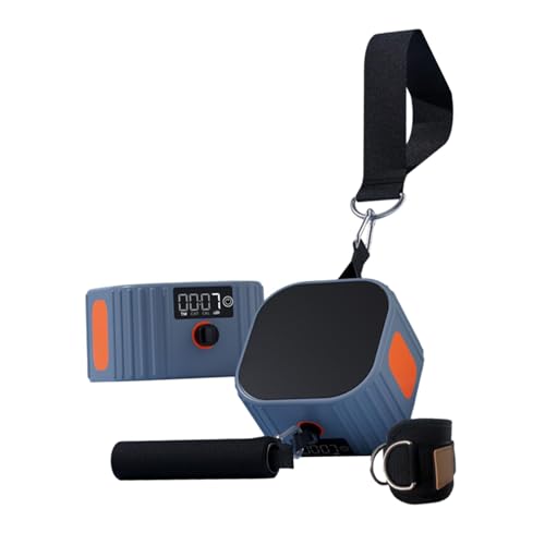 Dickly Widerstandstrainer, Fitnessgerät, elektrische Kabelmaschine, Krafttrainingsgerät, Widerstandsmaschine für Trainingsbeine, Orange