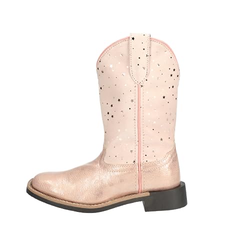 Smoky Mountain Western Boots Girls Starlight Square Toe Pink 3314Y