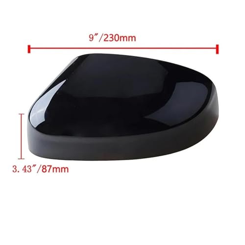 Boîtier de rétroviseur intérieur pour Ford Focus MK3 2012-2018 cache noir - 2
