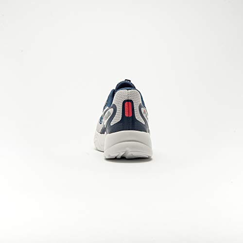 Tênis Fila Punch, Masculino, Marinho/Prata/Vermelho, 39