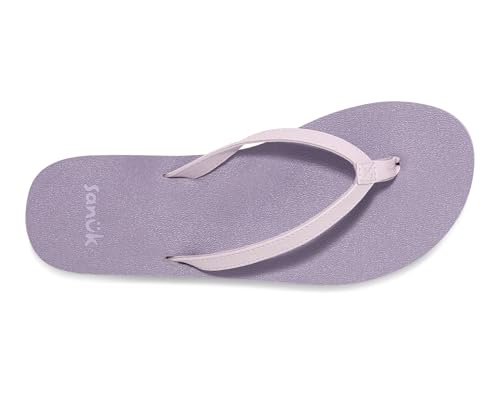 Image of Sanuk Yoga Joy Womens Flip Flops | Yoga Mat Footbed | Sandals for Women | Womens Yoga Sandals | Women's Beach Sandals