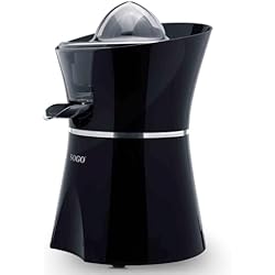 Sogo Exprimidor Sogo Exprimidor eléctrico de Zumo de Naranja, Limón y Cítricos con 2 Conos| Antigotéo | Automático | 0,55 Litros| Muy potente - 600w | Negro (SS-5190)