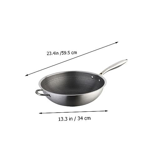Sartén Wok de Acero Inoxidable Garneck Antiadherente miniatura 2