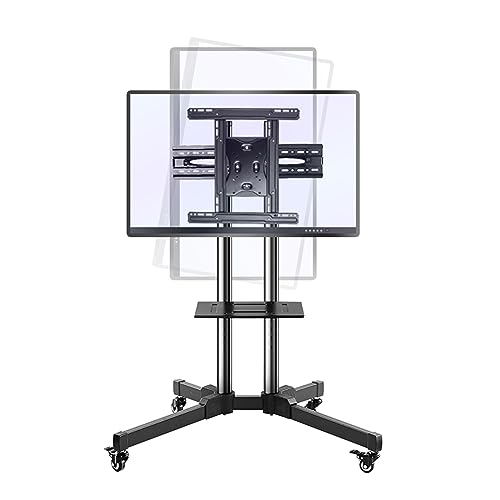 Soporte móvil para TV de 32 a 70 pulgadas con ruedas y ajuste de altura miniatura 1