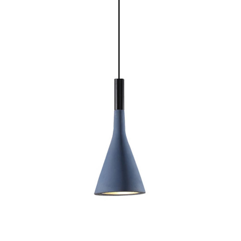 LYMSXAZOU Industrial Pendant Light with E27 Socket Creative Concrete Lampshade Modern Hanging Ceiling Fixture for Bedroom Bar and Dining Room Decoration