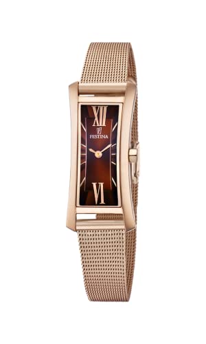 Festina Reloj Mujer F6804/C Outlet Caja de Acero Inoxidable 316l Dorado Correa de Acero Inoxidable 316