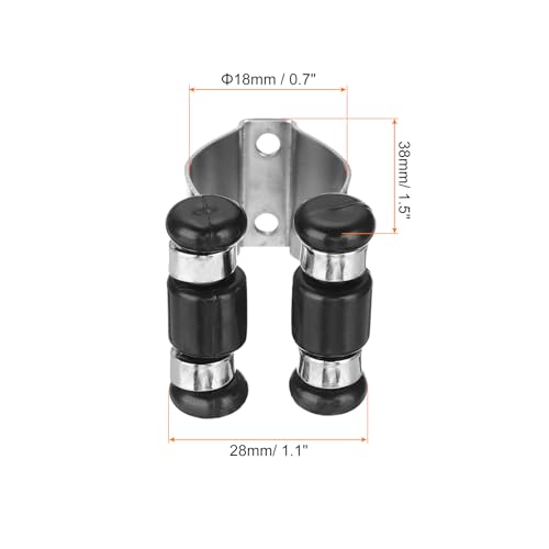 Clips de support de queue de billard PATIKIL en métal pour réparer un râtelier