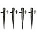Rain Bird MBH4PKS Drip Irrigation Micro-Bubbler on Stake, 180° Half Circle Pattern, 0 - 3' Spray Distance, 4-Pack