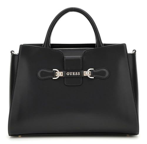 Sac GUESS Nolana Girlfriend Satchel Black en noir élégant