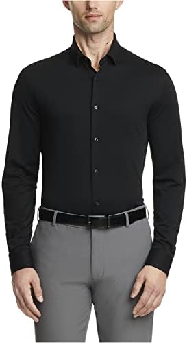 Calvin Klein Men’s Dress Shirt Extreme Slim Fit Stain Shield