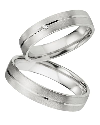 123traumringe alianzas de 2 x/alianzas plata 925 en calidad de joyero (circonitas/grabado/Anillo cinta métrica/funda/libre de níquel) S74