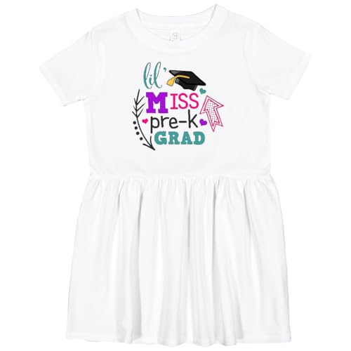 inktastic Lil Miss Pre-K Grad with Arrows Toddler Dress