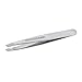 Produktbild TWEEZERMAN Mini Pinzette (Handgeschliffene, schräge Spitzen, Augenbrauen zupfen, Profi Qualität, rostfreier Edelstahl), Silber