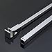 LukLoy Adjustable 700mm to 1200mm Telescopic Bar Support Bar Stabilizer Bracket for Walk in Shower Screen 6mm - 10mm Glass